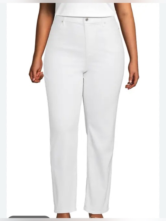 Chico's Denim - Chico's So Slimming White Denim Pants - Size 2 (US 12) - EUC